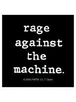 Aufnäher Rage Against The Machine