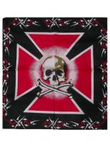 Bandana Totenkopf Kreuz