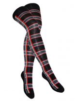 Overknees Tartan