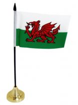 Tischfahne Wales