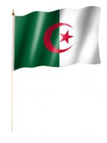 Stockfahne Algerien