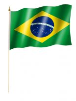 Stockfahne Brasilien