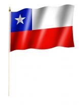 Stockfahne Chile
