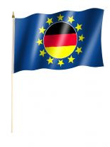 Stockfahne Deutschland Europa