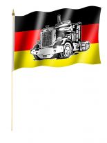 Stockfahne Deutschland Truck