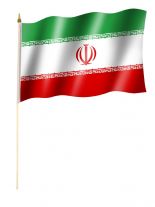 Stockfahne Iran