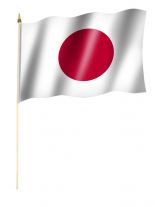 Stockfahne Japan