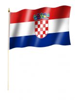Stockfahne Kroatien
