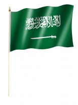 Stockfahne Saudi Arabien