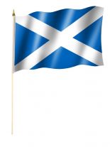 Stockfahne Schottland
