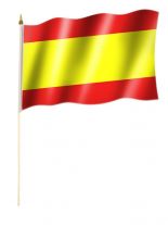Stockfahne Spanien