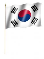 Stockfahne Südkorea