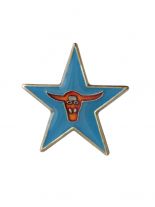 Anstecker Pin Texas Stern blau