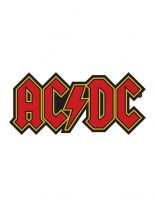 Aufnäher ACDC Red Logo Cutout