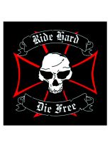 Aufnäher Ride Hard, Die Free 2