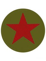 Aufnäher Red Star Khaki