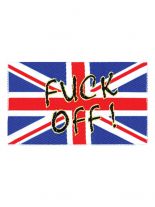 Aufnäher Flagge England Fuck Off