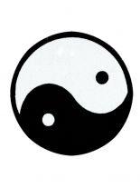 Aufnäher Yin Yang groß