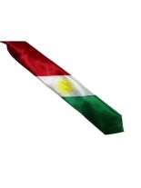 Krawatte Kurdistan Fahne