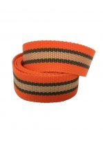 Gürtel orange grün gestreift