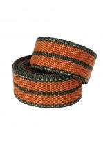Gürtel oliv orange gestreift