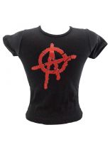 Kinder T-Shirt Anarchy schwarz