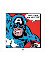 Poster Art Print Captain America
