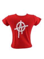Kinder T-Shirt Anarchy rot