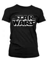 Star Wars Girlie T-Shirt Distressed Logo