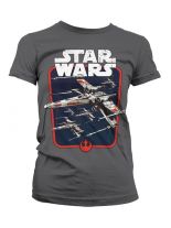 Star Wars Girlie T-Shirt Red Squadron