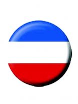 2 Button Fahne Serbien