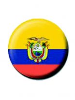 2 Button Fahne Ecuador