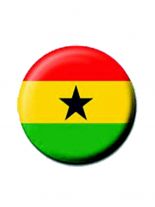 2 Button Fahne Ghana
