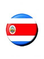 2 Button Fahne Costa Rica