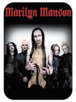 3 Aufkleber Marilyn Manson Face