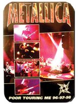 3 Aufkleber Metallica Tour