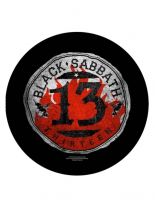 Black Sabbath Rückenaufnäher 13 Circular