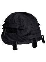 Helmbezug mit Taschen verstellbar schwarz