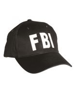Baseball Cap FBI schwarz