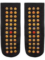 Sneaker Socken bedruckt Emoji