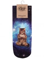 Sneaker Socken bedruckt Astrocat