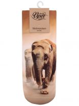 Sneaker Socken bedruckt Elefanten