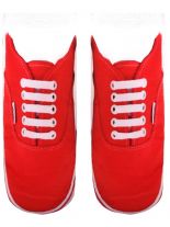 Sneaker Socken bedruckt roter Schuh
