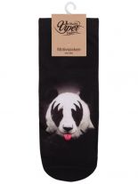 Sneaker Socken bedruckt KISS Panda