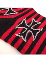 Socken Eisernes Kreuz rot