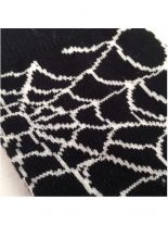Socken Spinnennetz schwarz medium