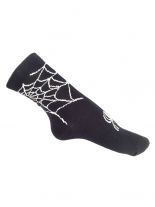 Socken Spinnennetz schwarz medium
