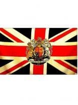 Fahne Grossbritannien mit Wappen