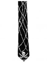 Krawatte Stacheldraht mit Totenkopf