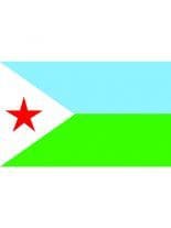 Fahne Dschibuti